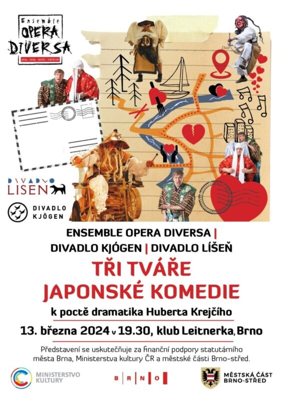 plakát na akci - Tři tváře japonské komedie